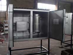 Шкафы теплоизоляционные для установки парогенератора. Система увлажнения и пропарки древесины для сушильной камеры СКМ-40ру с утепленным шкафом (г.Кострома 2008г.)