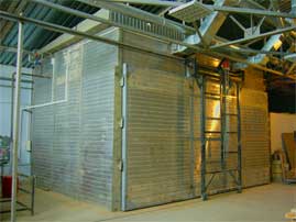 Контрольная сушка древесины в сушильной камере  с общим объемом загрузки 30 куб. метров условного пиломатериала.  г.Баку